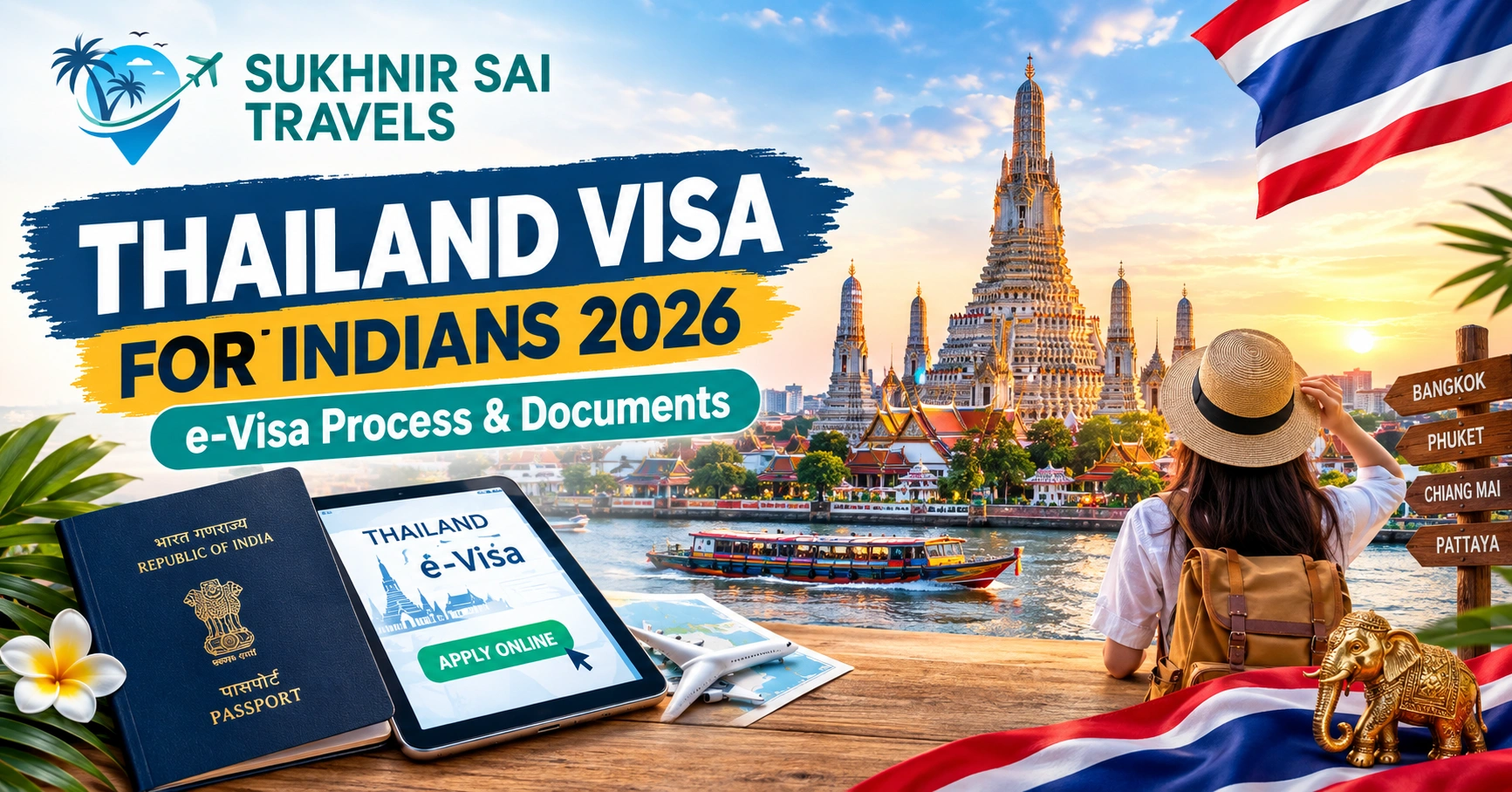 Thailand Visa for Indians 2026 e-Visa Process & Documents